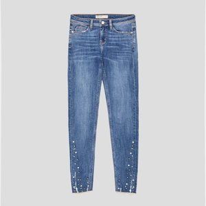 Zara Pearl Ankle Skinny Jean